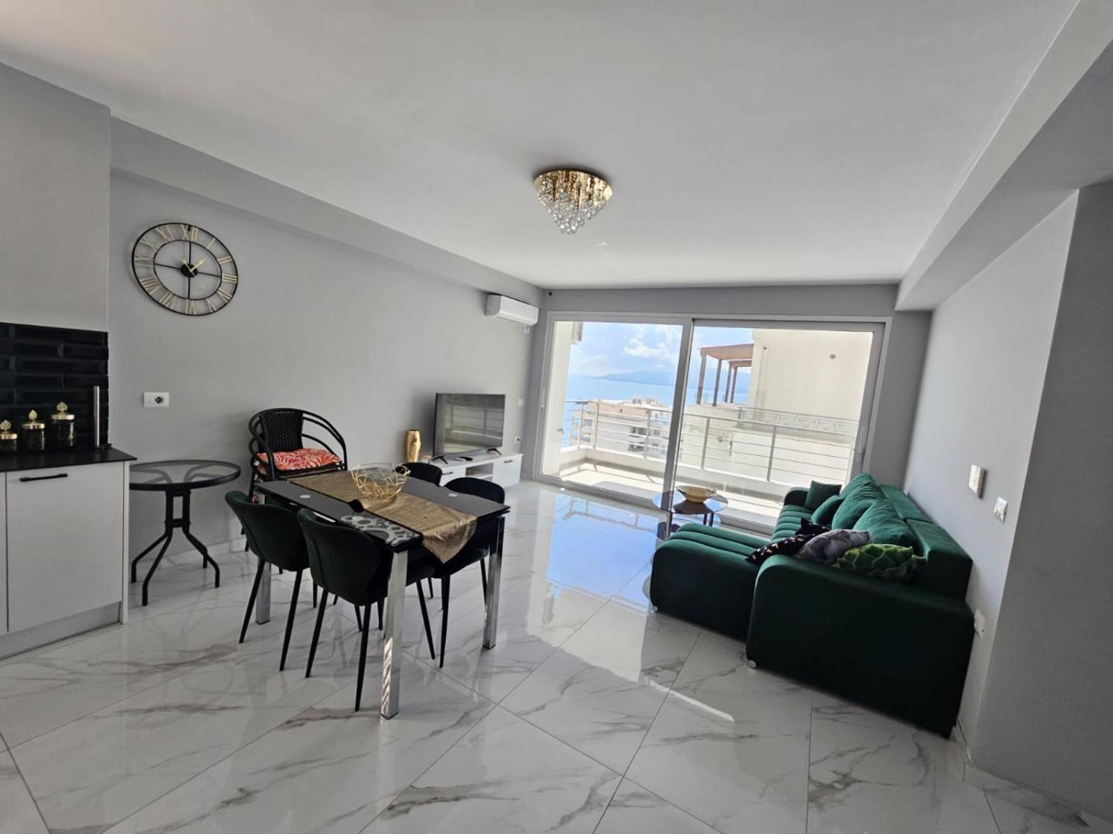 Amazing Sea View Apartment Sarandë 외부 사진